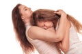 Mother comforting daughter Royalty Free Stock Photo