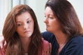 Mother Comforting Teenage Daughter