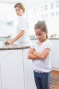 Mother and daughter after an argument Royalty Free Stock Photo