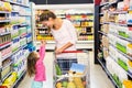 Mother and daughter doing shopping Royalty Free Stock Photo