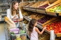 Mother and daughter doing shopping Royalty Free Stock Photo