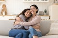 Mother and daughter feeling unconditional love, appreciate time together Royalty Free Stock Photo