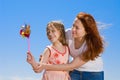 Mother and daughter having fun Royalty Free Stock Photo