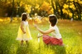 Mother and daughter playing with bubbles