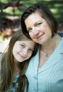 Mother & Daughter Portrait Royalty Free Stock Photo