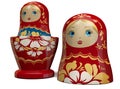 Mother and Daughter Russian Nesting Dolls