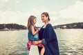 Mother and daughter at Xuan Huong Lake, Dalat, Vietnam