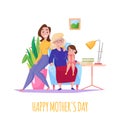 Mother Day Flat Composition