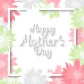 Mother days background. vector