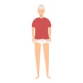 Mother diaper icon cartoon vector. Adult health