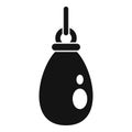 Mother earring icon, simple style