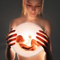 Mother and embryo Royalty Free Stock Photo