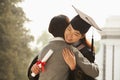 Mother and Graduate Hug Royalty Free Stock Photo