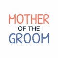 Mother of the groom gifts from son for wedding Ceremony. Handwriting style