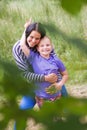 The mother having fun with her daugther Royalty Free Stock Photo