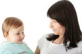 Mother and her baby girl Royalty Free Stock Photo