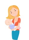 Mother and her baby Royalty Free Stock Photo