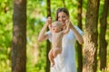 Mother with her child take rest Royalty Free Stock Photo