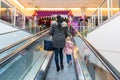 Mother with her daughter goes shopping Royalty Free Stock Photo