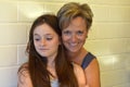 Mother and her pertly teenage daughter Royalty Free Stock Photo