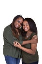 A mother and her teenage daughter Royalty Free Stock Photo