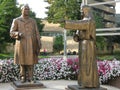 Mother Mary Alfred Moes Statue at the Mayo Clinic Royalty Free Stock Photo