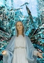 Mother Mary mother of Jesus Christ INRI Royalty Free Stock Photo