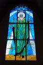 Mother Mary Stained Glass Window