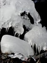 Mother Natures ice sculpture Royalty Free Stock Photo