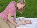 Mother Playing with her Baby Royalty Free Stock Photo