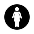 Mother pregnancy silhouette isolated icon