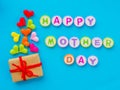 Mother`s day concept. HAPPY MOTHER DAY Royalty Free Stock Photo