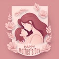 Mother\'s day greeting card or wishing card Mother\'s day Mother day Happy mothers day ai generative