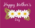 Mother`s Day greetings card vector