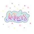 Mother`s Day text like cloud isolated on background. Royalty Free Stock Photo