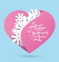 Mother`s Day-themed heart-shaped graphic design,Mother love.