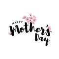 Happy Mothers day greetings card Royalty Free Stock Photo