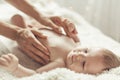Mother's gentle touch Royalty Free Stock Photo