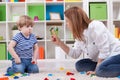 Mother scolding a disobedient child Royalty Free Stock Photo