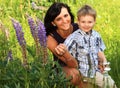 Mother and son Royalty Free Stock Photo