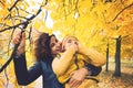 Mother and son child boy hugging outdoors Royalty Free Stock Photo