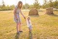 Mother And Son In Countryside Royalty Free Stock Photo