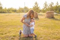 Mother And Son In Countryside Royalty Free Stock Photo