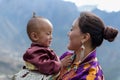 Mother and son fondly gaze. Royalty Free Stock Photo