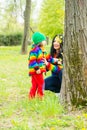 Mother and son having conversation Royalty Free Stock Photo