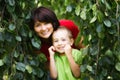 Mother Son Portrait Royalty Free Stock Photo