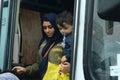Mother and son refugees from Syria