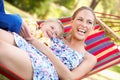 Mother And Son Relaxing In Hammock Royalty Free Stock Photo