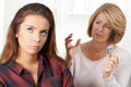 Mother Talking To Teenage Daughter About Contraception