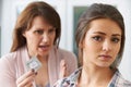 Mother Talking To Teenage Daughter About Contraception